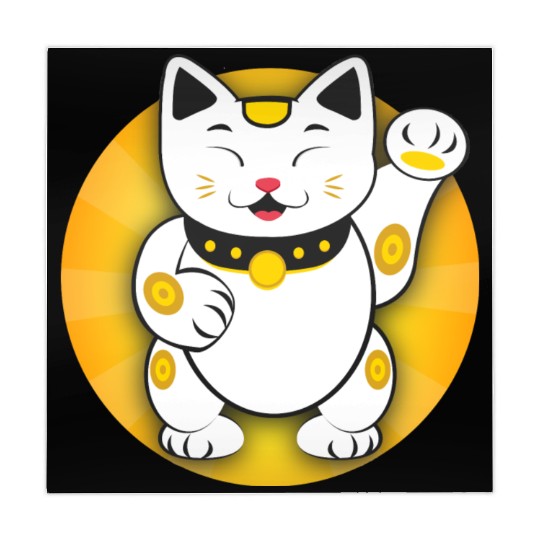 Maneki Neko - Japanese Lucky Cat Mahjong Mats