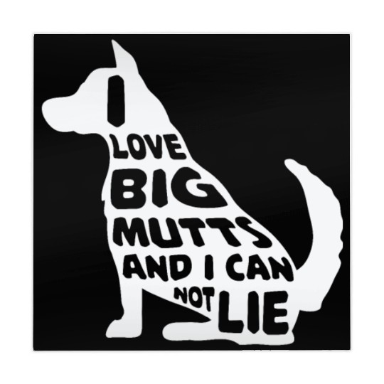 Funny I Love Big Mutts Not Lie Dog Lovers Gift Mahjong Mats