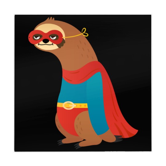 sloth superhero Mahjong Mats