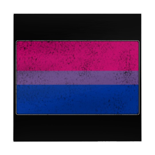 Distressed Bisexual Pride Flag Mahjong Mats