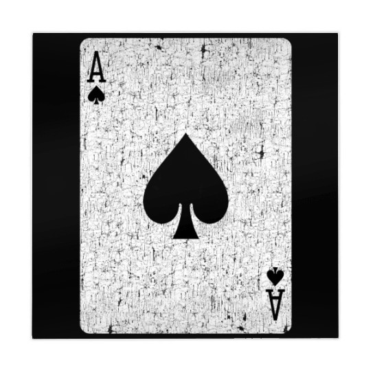 ace of spades playing card Mahjong Mats