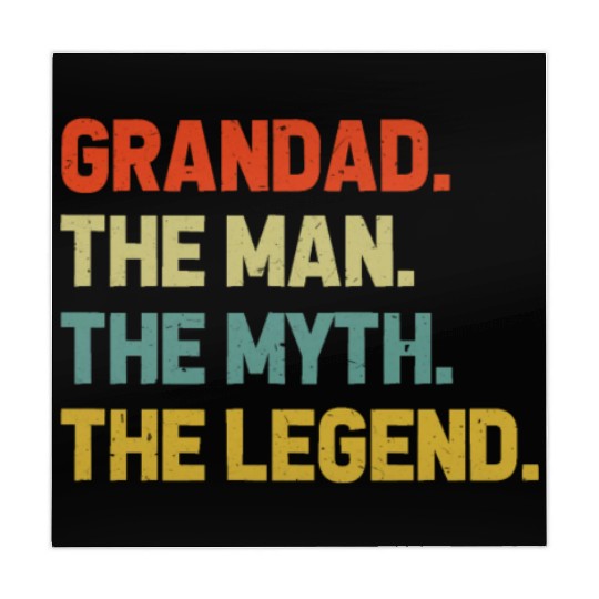 Grandad The Man The Myth The Legend Grandpa Mahjong Mats