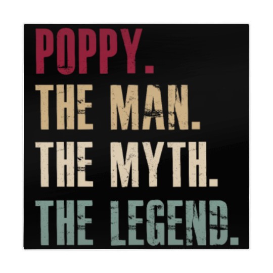 Poppy the man the myth the legend Mahjong Mats