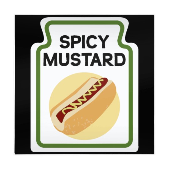 Spicy Mustard Mahjong Mats Halloween Costume Funny Party