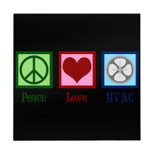 Peace Love HVAC Mahjong Mats