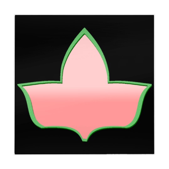 Pink N Green Ivy Leaf Mahjong Mats