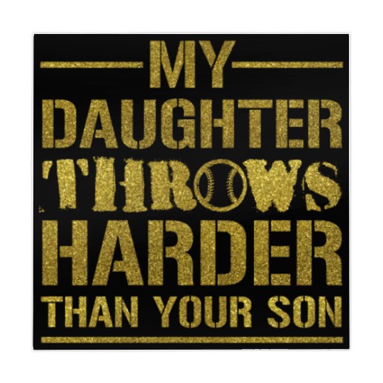 Softball Dad Saying Funny Sport Daddy Mahjong Mats Gift