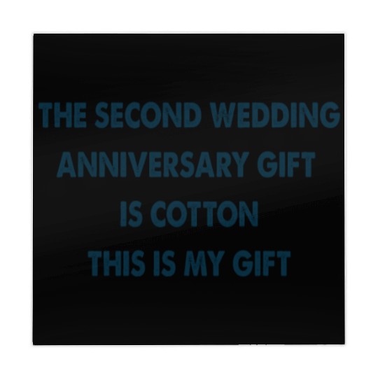 the second wedding anniversary gift is cotton Mahjong Mats