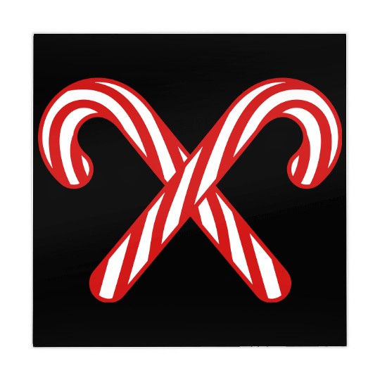 2 candy cane cross x delicious candy sugar sweet h Mahjong Mats