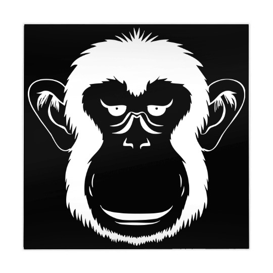 Bored Monkey Face Mahjong Mats