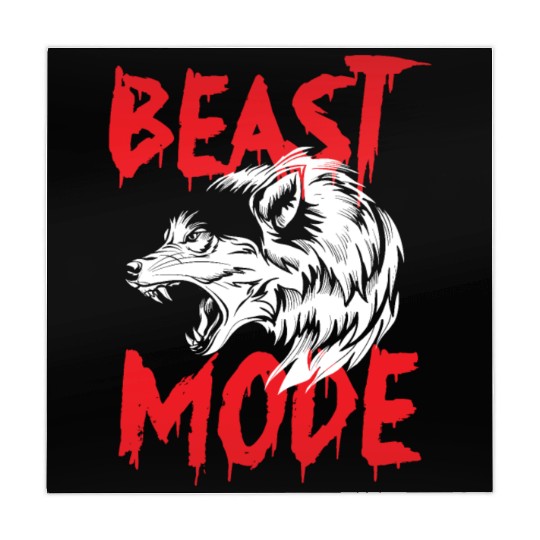 Wolf pack predator wild lonely animal moon Mahjong Mats