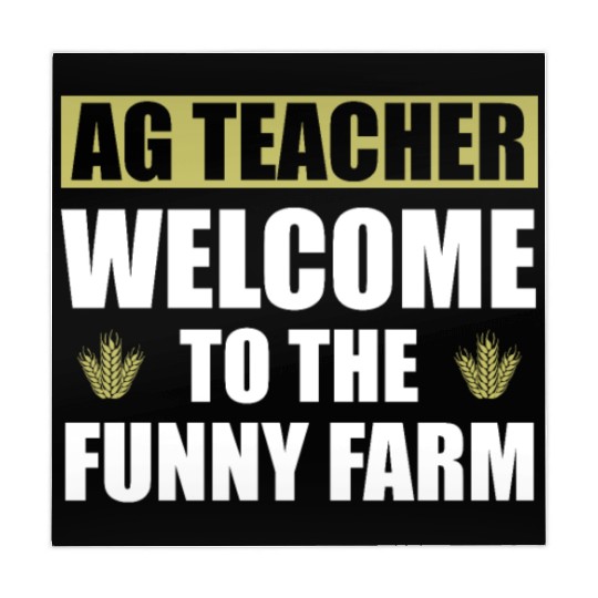 AG Teacher. Welcome To The Funny Farm Agriculture Mahjong Mats