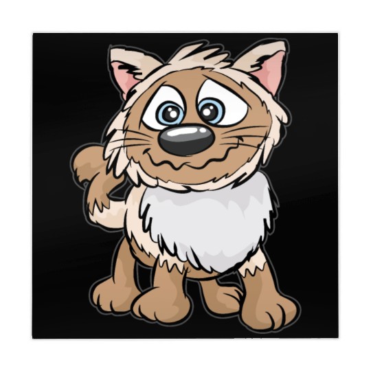 WEIRD CAT Crazy Mad funny Cartoon Comic Gift Mahjong Mats