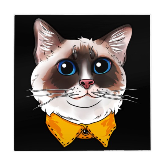 Ragdoll Cat Face Cats funny cute sweet Kitty gift Mahjong Mats