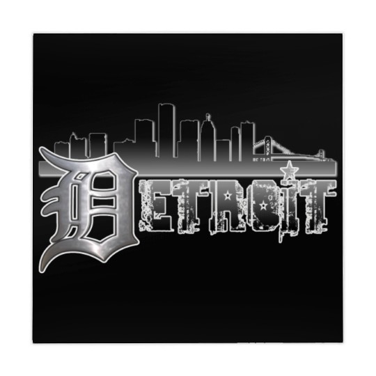 Detroit Cityscape Mens Mahjong Mats