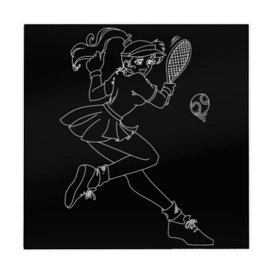 Us Open Tennis player gift Mahjong Mats white