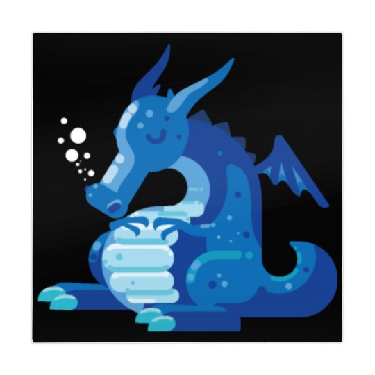 Dragon Wyvern Frost Ice Crystal Winter Fat Gift Mahjong Mats