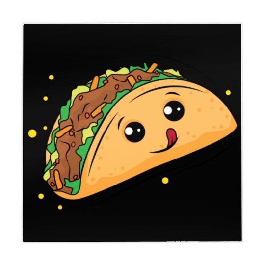 Delicious Taco Cartoon Mahjong Mats