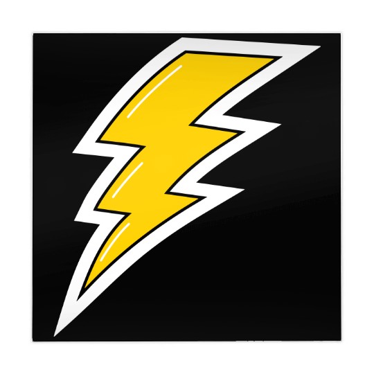 Yellow Lightning, lightning bolt Mahjong Mats