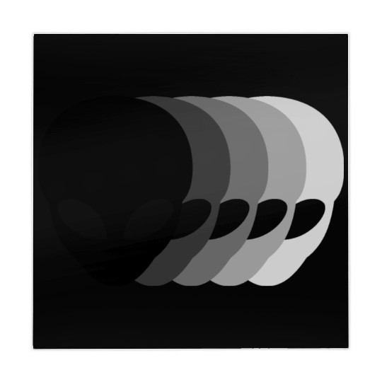 Small Grey Aliens Mahjong Mats