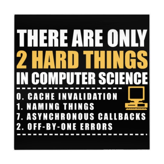 There Are Only 2 Hard Things In Computer Science Mahjong Mats