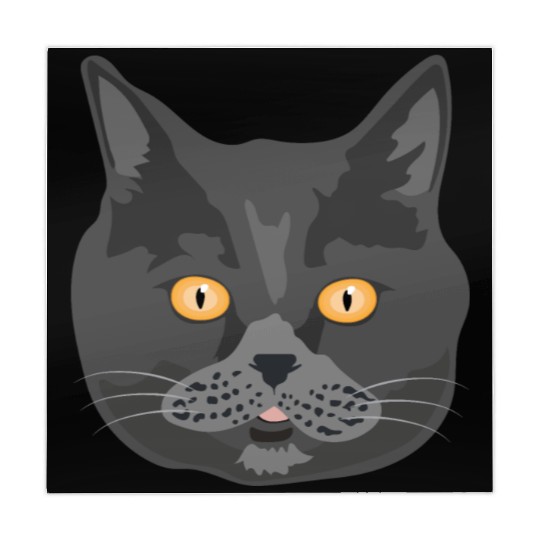 Cat British Shorthair Cat Face - Gift Idea Mahjong Mats