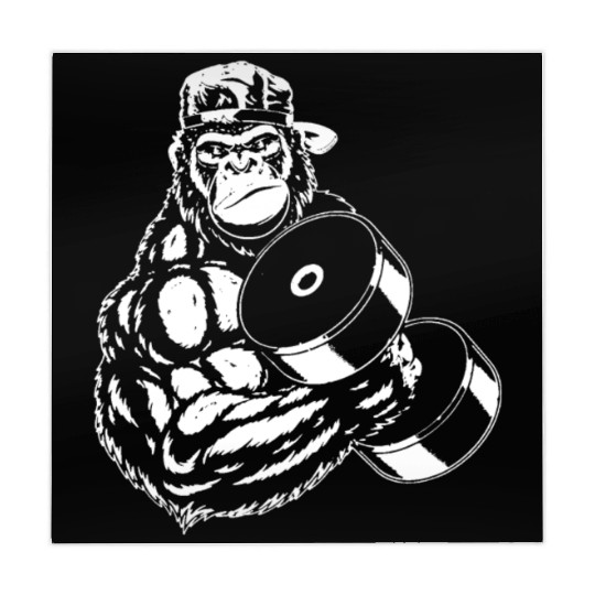 Weightlifting Gorilla Fitness Gorillas Lift Gym Mahjong Mats
