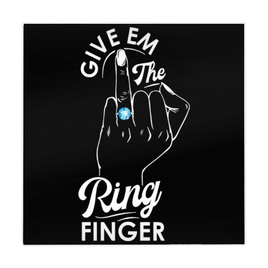 Give Em The Ring Finger, Future Mrs, Bridal Mahjong Mats