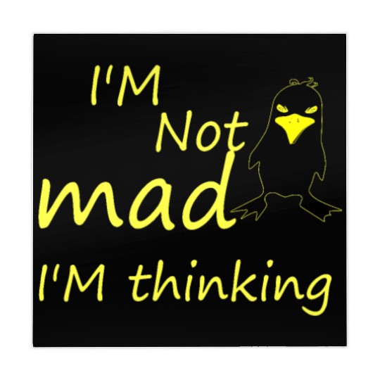 I'm Not Mad I'm Thinking Cute Angry Bird Mahjong Mats