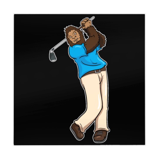 Golf Golfer Bigfoot Sasquatch Gift Mahjong Mats