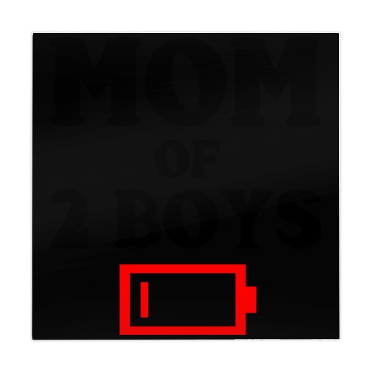 Tired Mom Of 2 Boys Funny Mother Of Two Sons Mahjong Mats