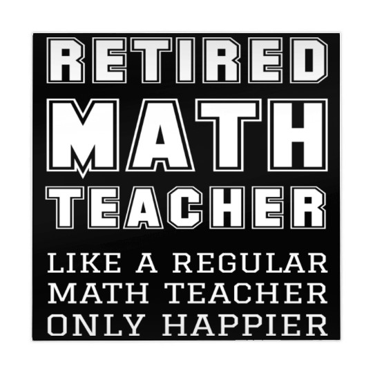 Retired Math Teacher Retirement Only Happier Mahjong Mats