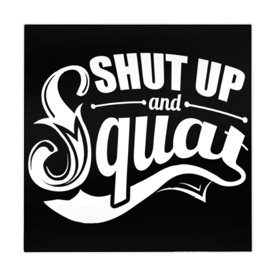 Shut up and squat gym Mahjong Mats