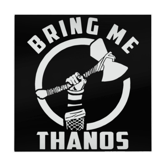 bring me Thanos stormbreaker black and white Mahjong Mats