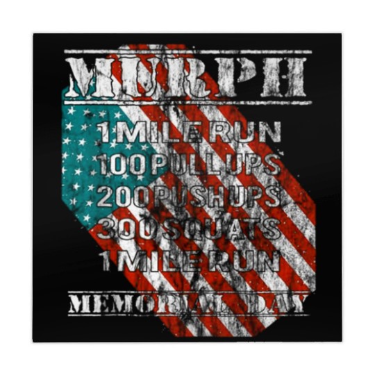 2019 Murph Challenge Memorial Day WOD Workout Gym Mahjong Mats