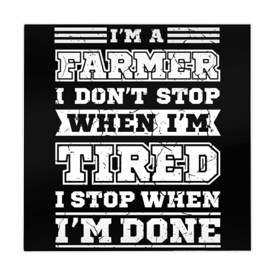 Farmer stop when I'm tired Mahjong Mats