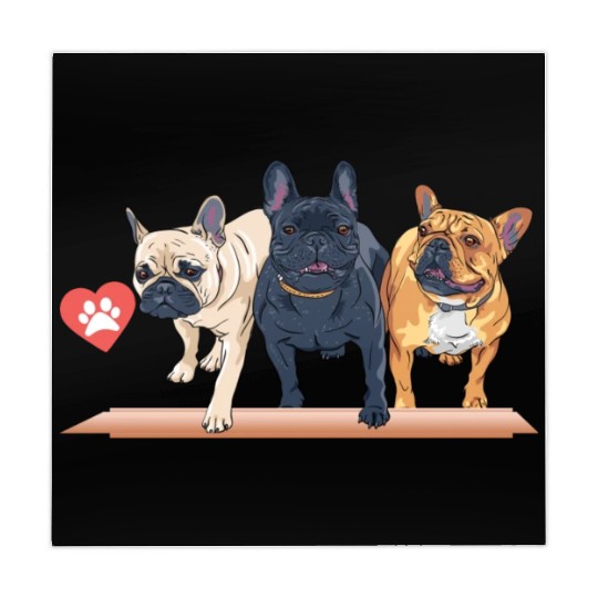 French bulldog Mahjong Mats