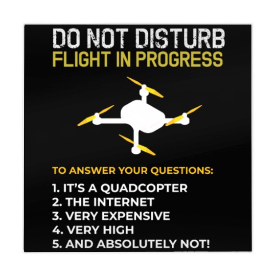 Do Not Disturb Flight In Progress Drone Hobby Rc Mahjong Mats