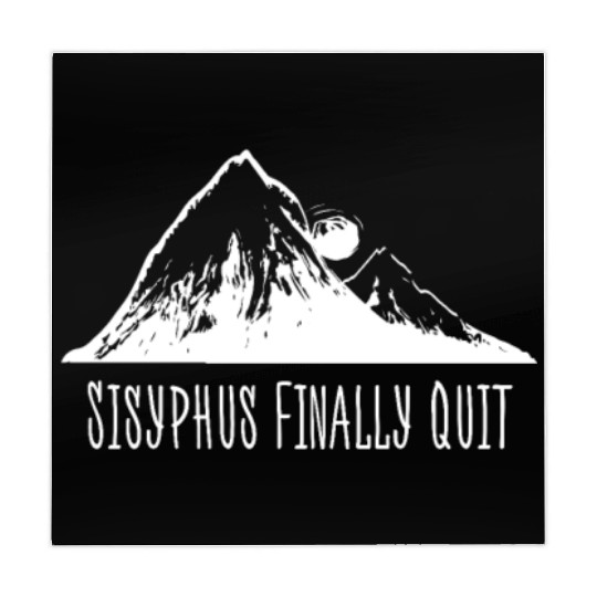 Sisyphus Finally Quit Mahjong Mats Philosophy Geek Educat