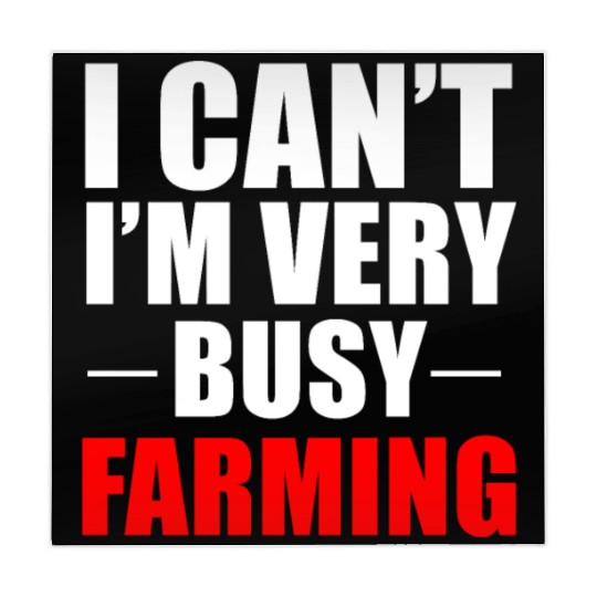 Farmer Farming Farm Gift Mahjong Mats