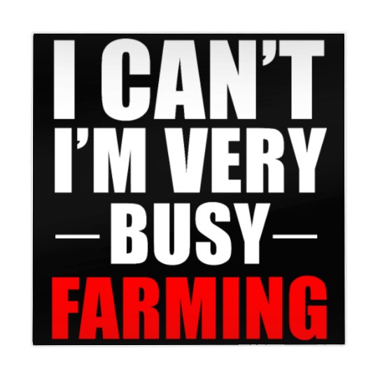 Farmer Farming Farm Gift Mahjong Mats