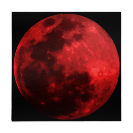 Blood Moon - Space - Graphic Realistic Mahjong Mats