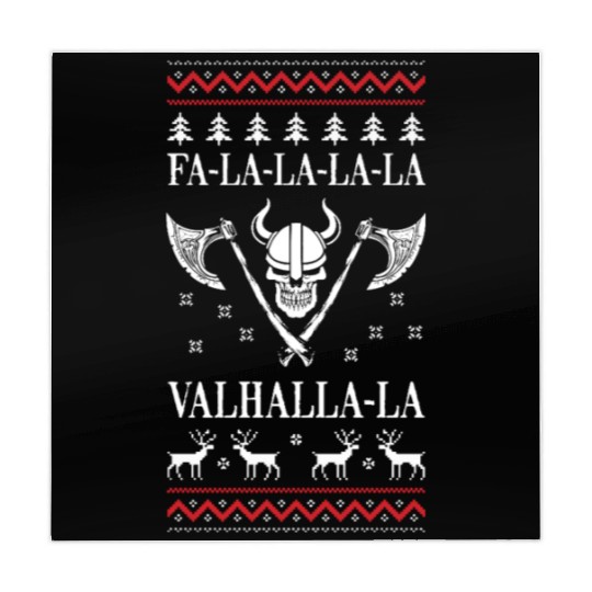 Ugly Christmas Viking Fa La La La La Valhalla La Mahjong Mats