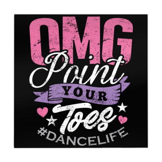 Dance Teacher Mahjong Mats OMG Point Your Toes Dancing