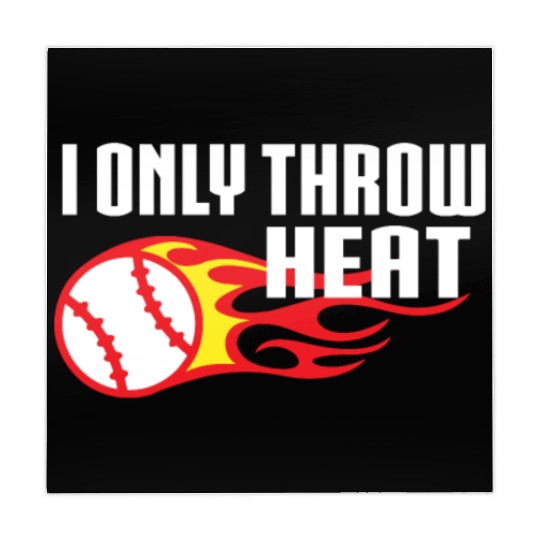 I Only Throw Heat Baseball Pitcher Mahjong Mats
