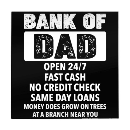 The Bank Of Dad Money Grows On Trees Father's Day Mahjong Mats