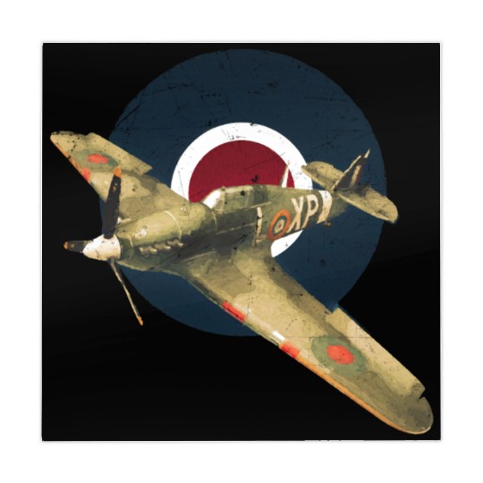 Hawker Hurricane RAF WW2 Fighter Plane Mahjong Mats