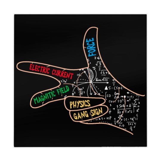 Physics Funny Gang Sign Science Nerd Gift Idea  Mahjong Mats