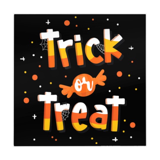 Trick Or treat Candy Yellow and Orange Cute Mahjong Mats