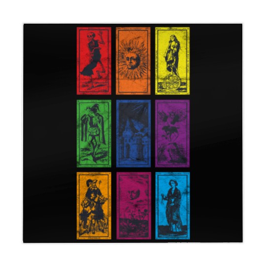 Occult Alchemy Tarot Card The Death Devil Mahjong Mats